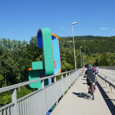 033 Überquerung  die Aare in Stilli